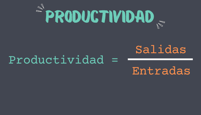 Fórmula de productividad