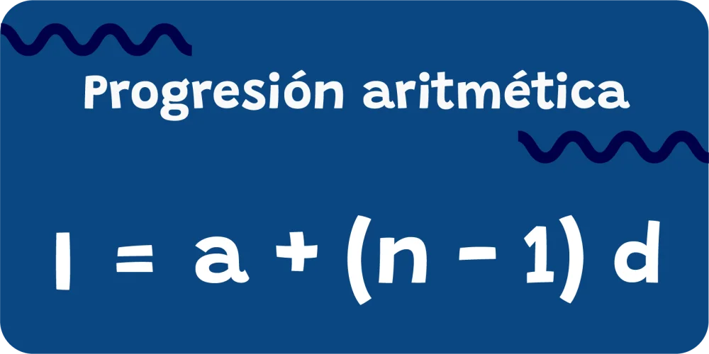 Fórmula de progresión aritmética