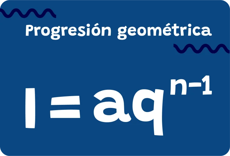 Fórmula de una progresión geométrica